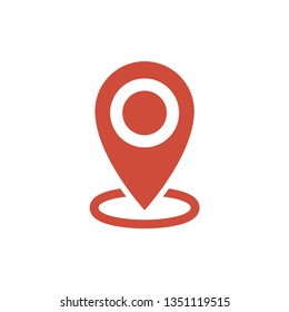 Location icon, gps navigation pointer