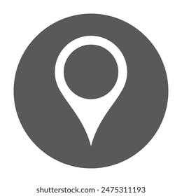 location icon, house vector illustration