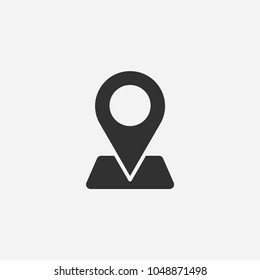 Location icon illustration isolated vector sign symbol