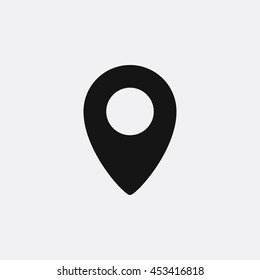 Location icon illustration isolated vector sign symbol