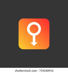 Location icon illustration isolated vector sign symbol