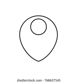 location icon illustration isolated vector sign symbol