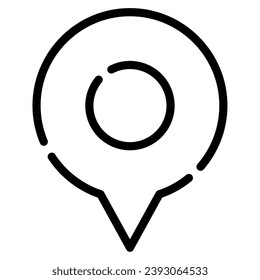 Location Symbol Illustration für Web, App, Infografik