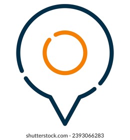 Location icon Illustration for web, app, infographic