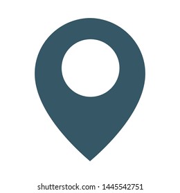 location icon for interface design. Vector pin access, maps and Flags sign, icon, symbol