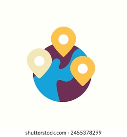 location icon, isolated icon in light background, perfect for website, blog, logo, graphic design, social media, UI, mobile app