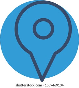  Location icon isolated on background
