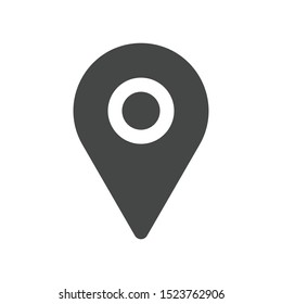 Location icon isolated on white background. GPS symbol modern, simple, vector, icon for website design, mobile app, ui. Vector Illustration