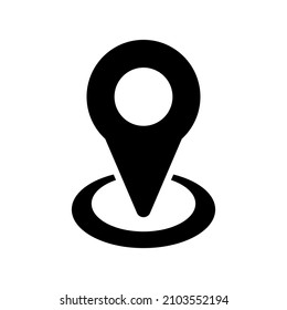 Location icon isolated on white background