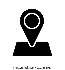 Location icon isolated on white background