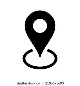Location icon isolated on white background