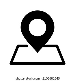 Location icon isolated on white background