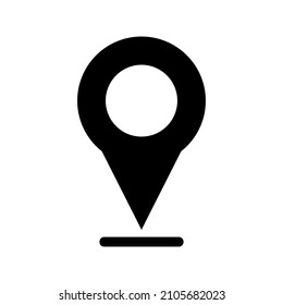 Location icon isolated on white background