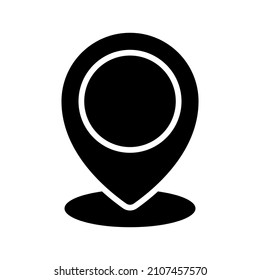 Location icon isolated on white background