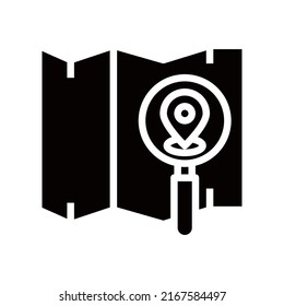 Location icon isolated on white background