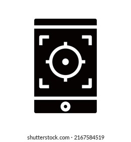Location icon isolated on white background