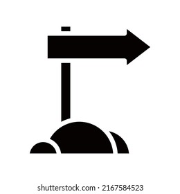Location icon isolated on white background