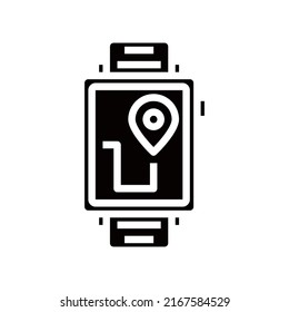 Icono de ubicación aislado en fondo blanco