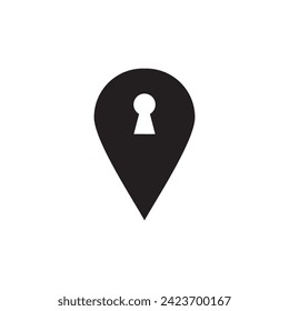 location icon isolated on white background. Vector illustration. Ep 10.