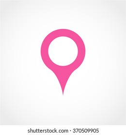 Location Icon Isolated on White Background