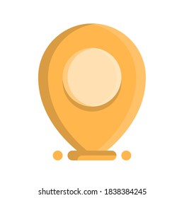 location icon isolated sign symbol vector illustration - with style flat icons