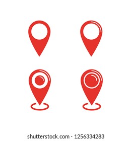 Location icon, locate in map pin vector