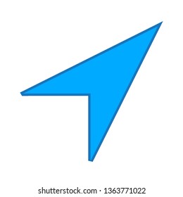 location icon. locator - navigation icon vector