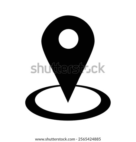 location icon, location logo, black location logo, silhouette, maps, GPS
