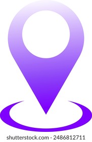 location icon logo design creative