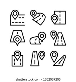 location icon or logo isolated sign symbol vector illustration - Collection of high quality black style vector icons
