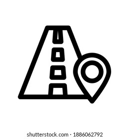 location icon or logo isolated sign symbol vector illustration - high quality black style vector icons
