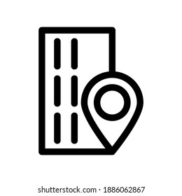 location icon or logo isolated sign symbol vector illustration - high quality black style vector icons
