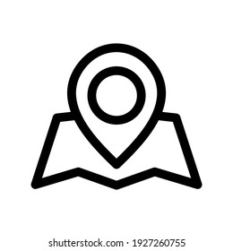 location icon or logo isolated sign symbol vector illustration - high quality black style vector icons
