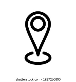 location icon or logo isolated sign symbol vector illustration - high quality black style vector icons
