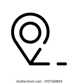 location icon or logo isolated sign symbol vector illustration - high quality black style vector icons
