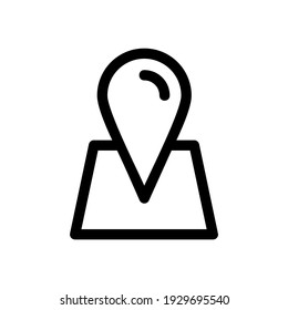 location icon or logo isolated sign symbol vector illustration - high quality black style vector icons
