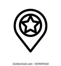 location icon or logo isolated sign symbol vector illustration - high quality black style vector icons
