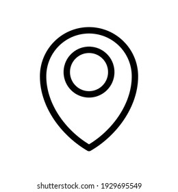 location icon or logo isolated sign symbol vector illustration - high quality black style vector icons
