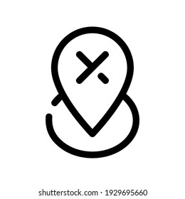 location icon or logo isolated sign symbol vector illustration - high quality black style vector icons

