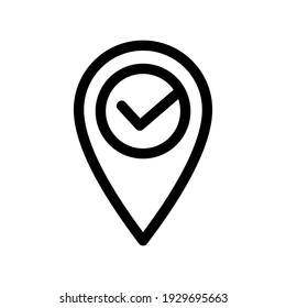 location icon or logo isolated sign symbol vector illustration - high quality black style vector icons
