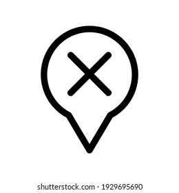 location icon or logo isolated sign symbol vector illustration - high quality black style vector icons
