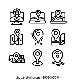 location icon or logo isolated sign symbol vector illustration - Collection of high quality black style vector icons
