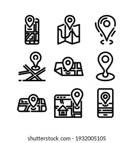 location icon or logo isolated sign symbol vector illustration - Collection of high quality black style vector icons
