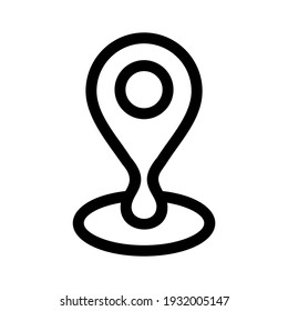 location icon or logo isolated sign symbol vector illustration - high quality black style vector icons
