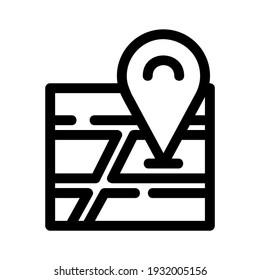 location icon or logo isolated sign symbol vector illustration - high quality black style vector icons
