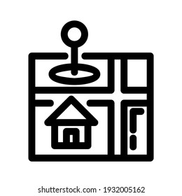 icono de ubicación o logotipo símbolo de signo aislado ilustración vectorial - iconos vectoriales de estilo negro de alta calidad
