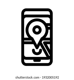 location icon or logo isolated sign symbol vector illustration - high quality black style vector icons
