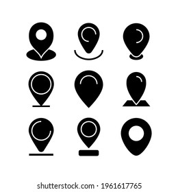 location icon or logo isolated sign symbol vector illustration - Collection of high quality black style vector icons

