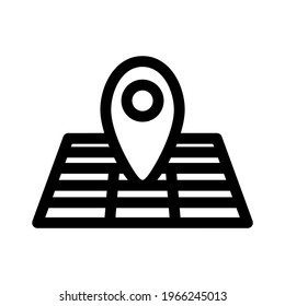 location icon or logo isolated sign symbol vector illustration - high quality black style vector icons
