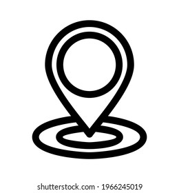 location icon or logo isolated sign symbol vector illustration - high quality black style vector icons

